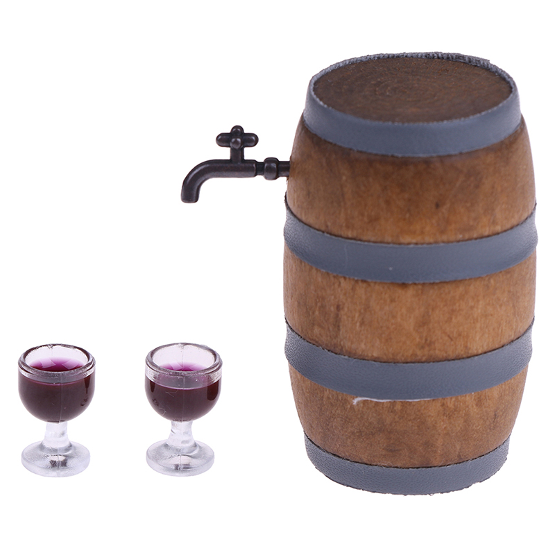 Wine Beer House - Mini drewniana beczka na czerwone wino