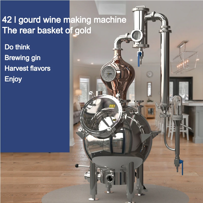 Wine Beer Whiskey - 42L Destylator w kształcie tykwy do