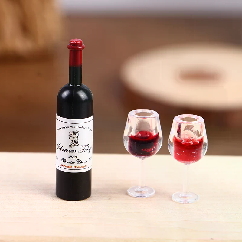 Wine Beer House - 5 szt. 1:12 Miniaturowe kieliszki do