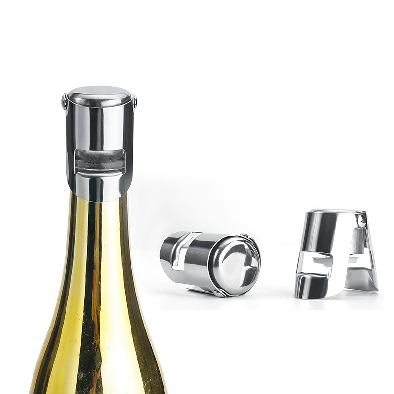 Beer Wine Hobby - Korek do szampana ze stali nierdzewnej