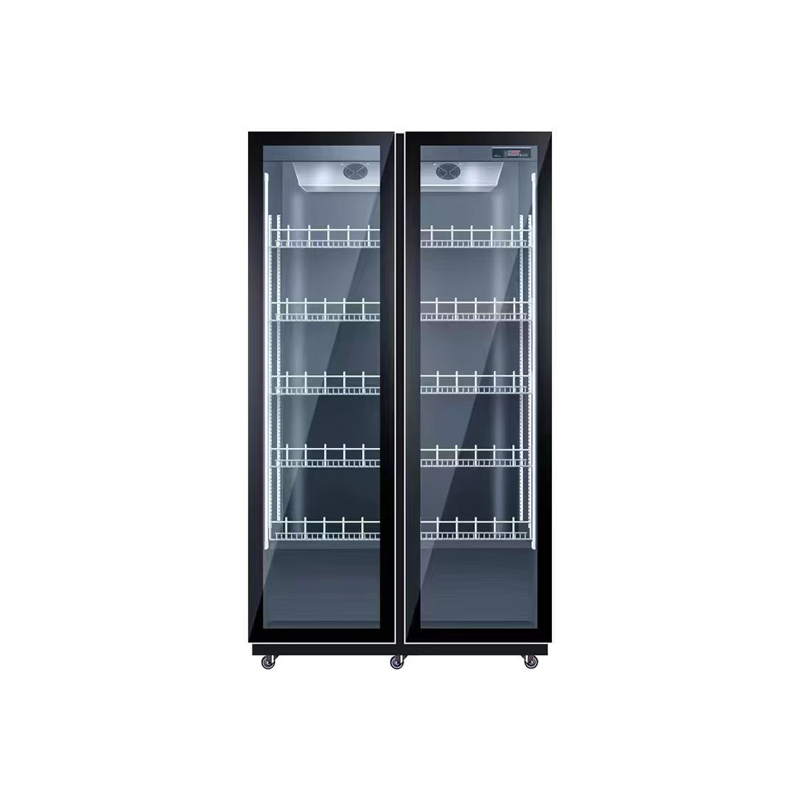 Wine Beer Dual Zone - Dwu-drzwiowa chłodziarka z chłodzeniem powietrzem, witryna