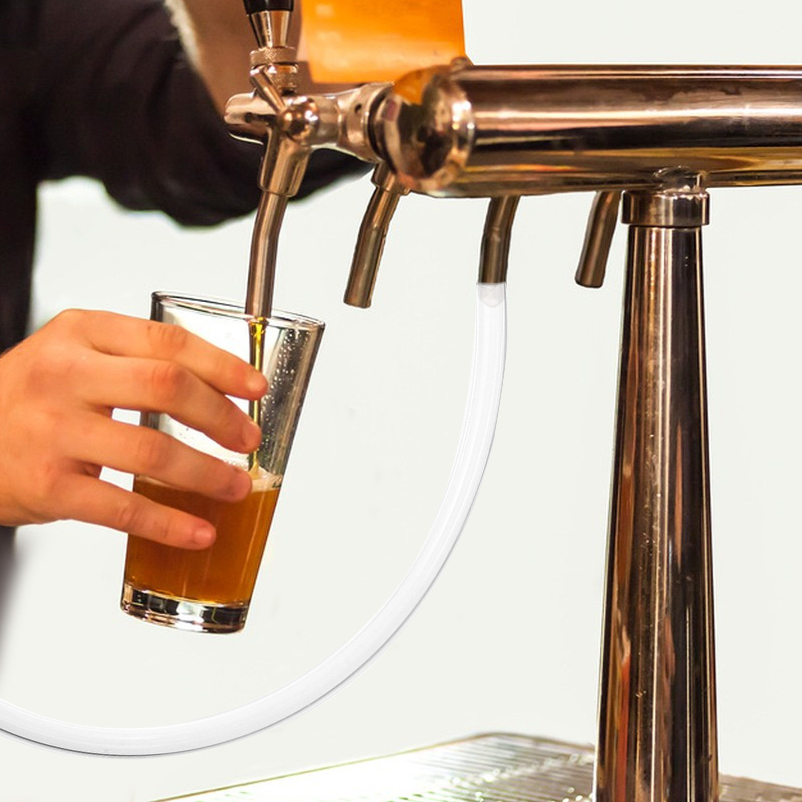 Wine Draft Beer - Przezroczysty elastyczny wąż do piwa, zamiennik