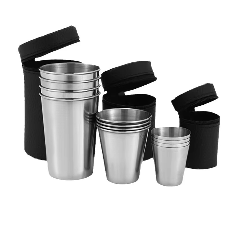 Beer Flight Set - Mini Zestaw Kubków Ze Stali Nierdzewnej