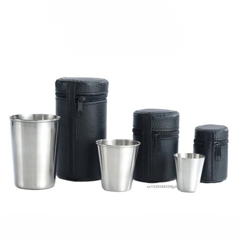4 szt./zestaw Kubki ze Stali N – Beer Flight Set recenzja i cena