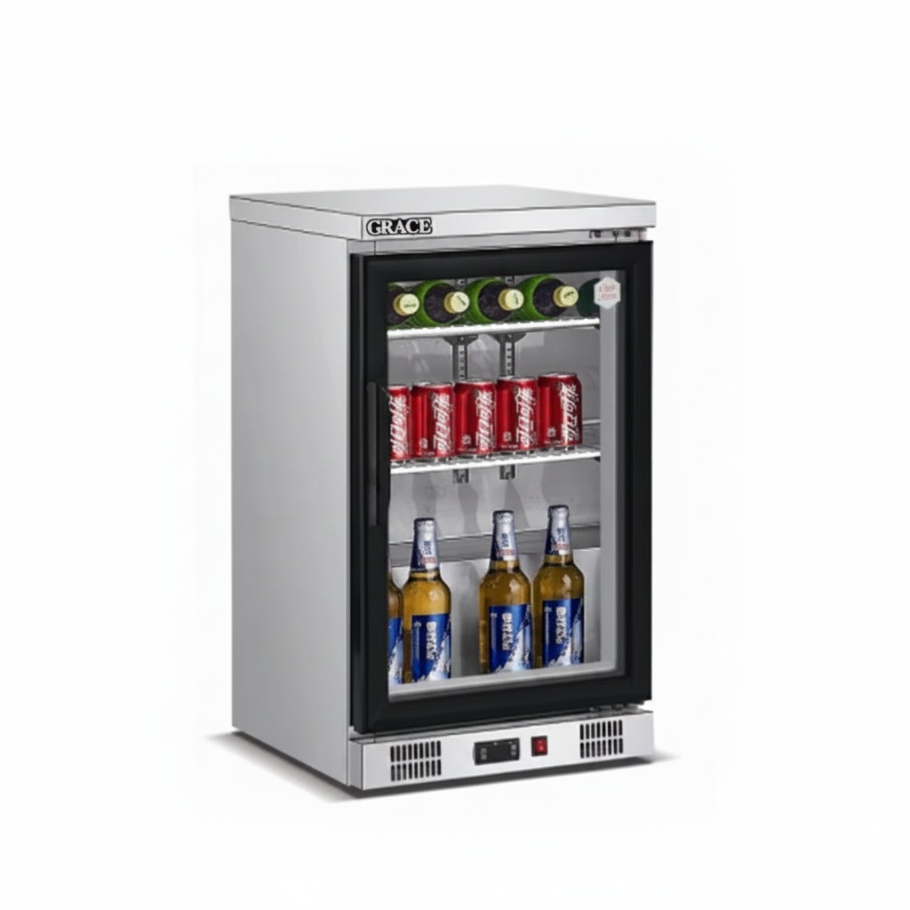 Lodówka podblatowa, stal nierd – Wine Beer Dual Zone recenzja i cena