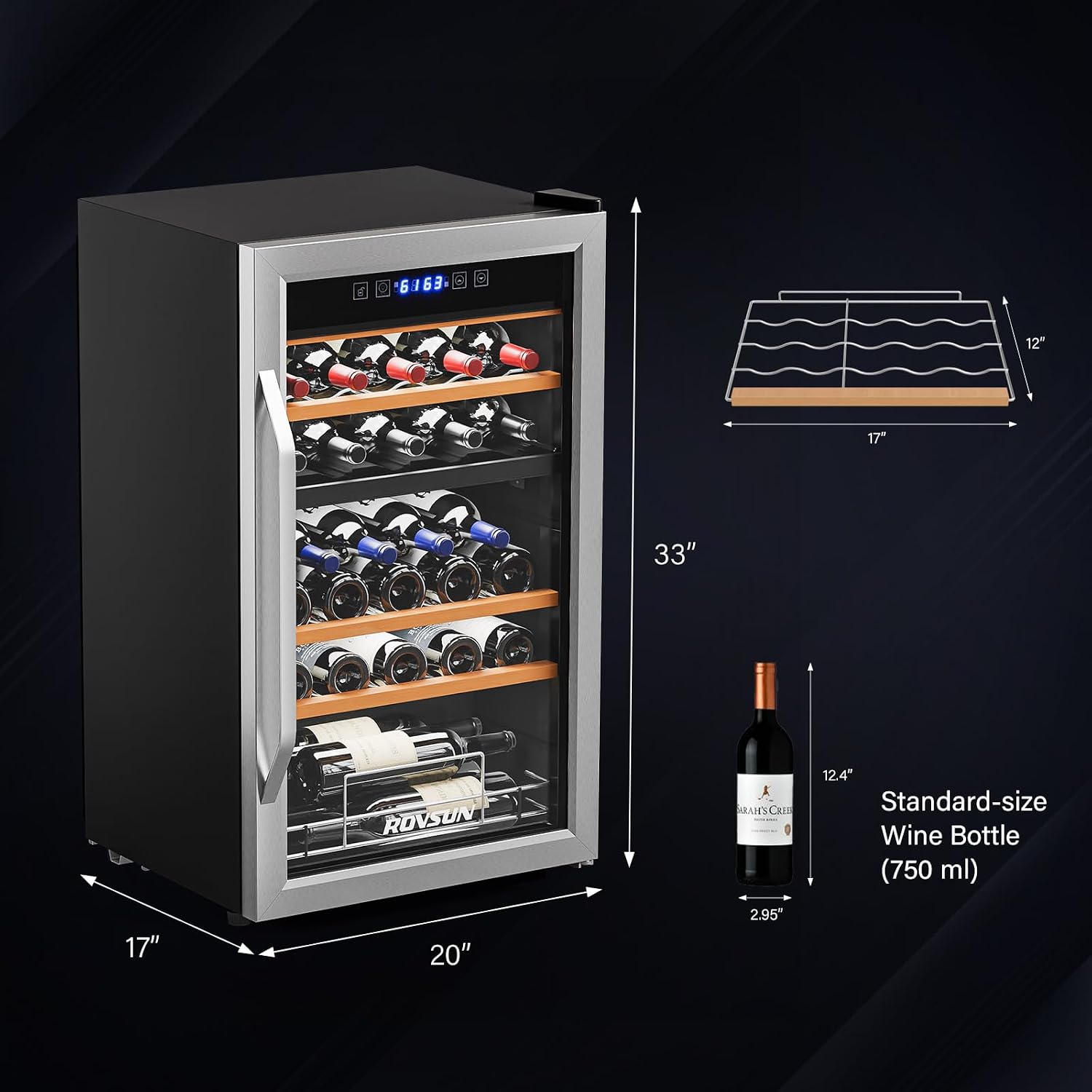 Chłodziarka do wina na 33 bute – Wine Beer Dual Zone recenzja i cena