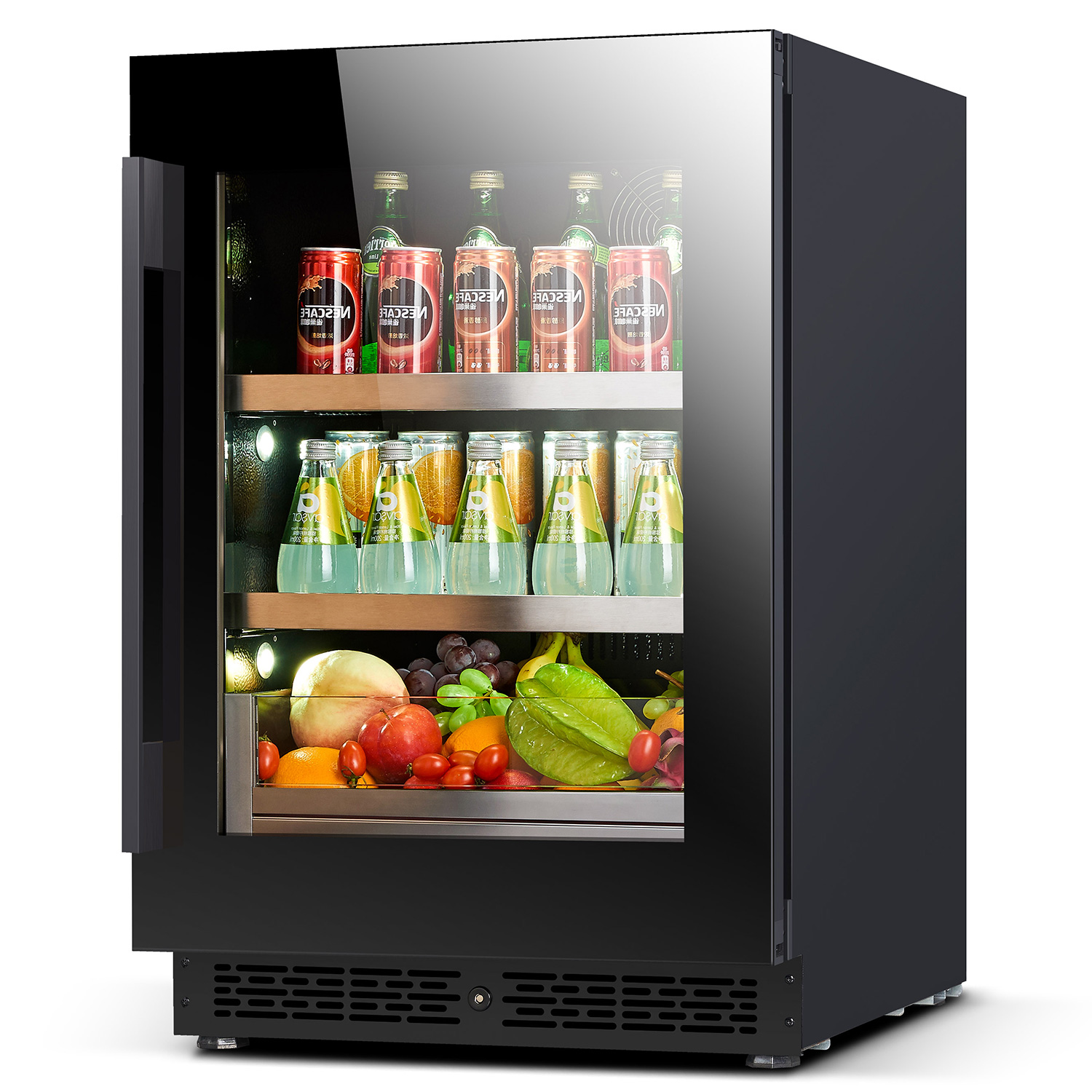 Elegancka, wbudowana lodówka d – Wine Beer Dual Zone recenzja i cena