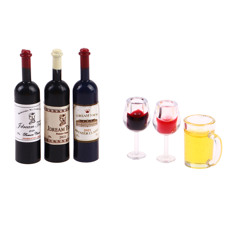 5 szt. 1:12 Miniaturowe butelk – Wine Beer House recenzja i cena