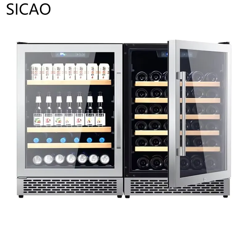 Dwudrzwiowa lodówka na wino i  – Wine Beer Dual Zone recenzja i cena