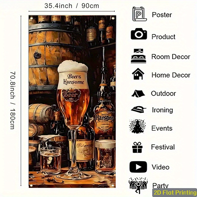 1 sztuka płaskiego billboardu  – Wine Beer House recenzja i cena