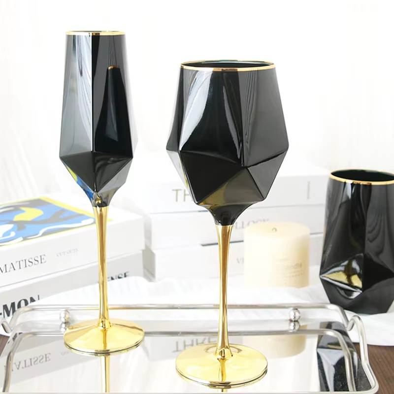 Czysty czarny kryształ ze złot – Wine Beer Whiskey recenzja i cena