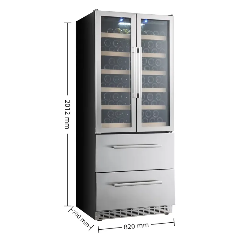 NE-362 Komercyjna, domowa chło – Wine Beer Dual Zone recenzja i cena